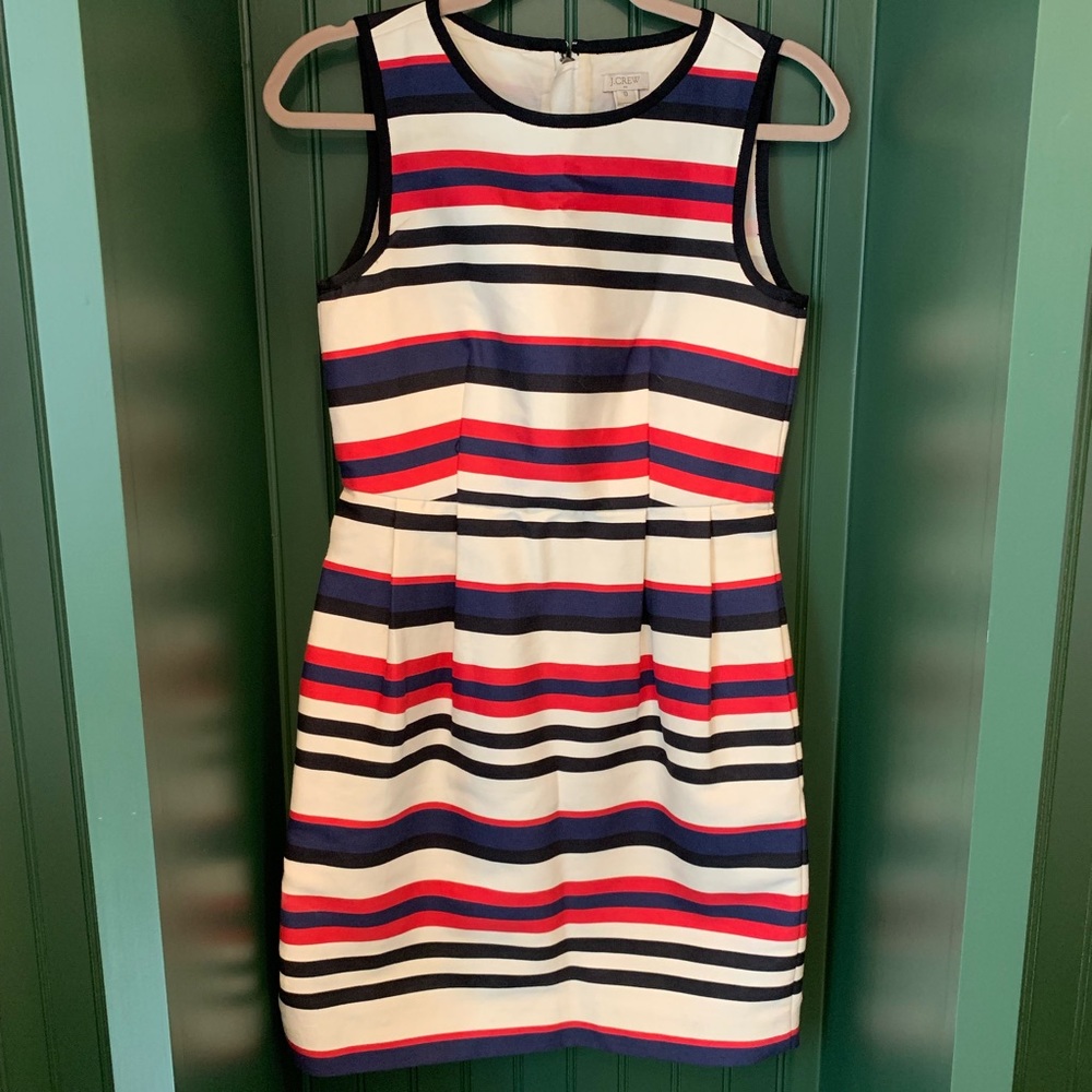 Striped sheath dress